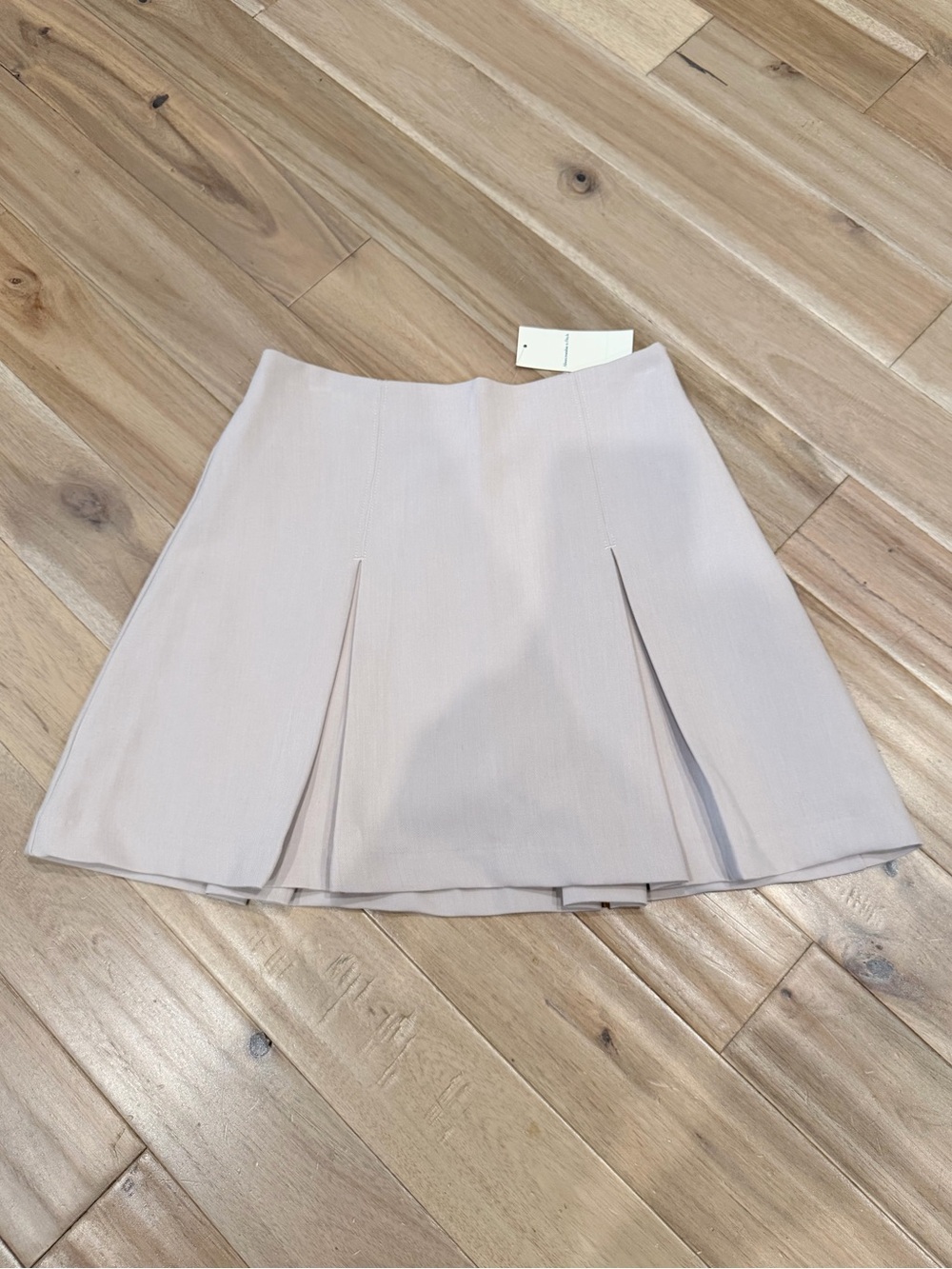 Abercrombie & Fitch Tan Pleated Mini Skirt